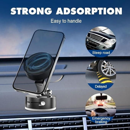 Vacuum Magnetic Suction Phone Holder 0jyzfu-7t