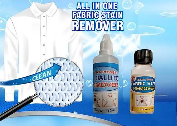 All in One Fabric Stain Remover 100ml (Pack of 2 Bottle 50ml Each) 0jyzfu-7t
