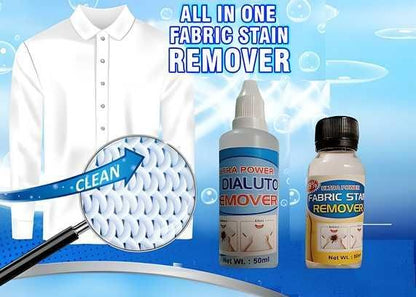 All in One Fabric Stain Remover 100ml (Pack of 2 Bottle 50ml Each) 0jyzfu-7t