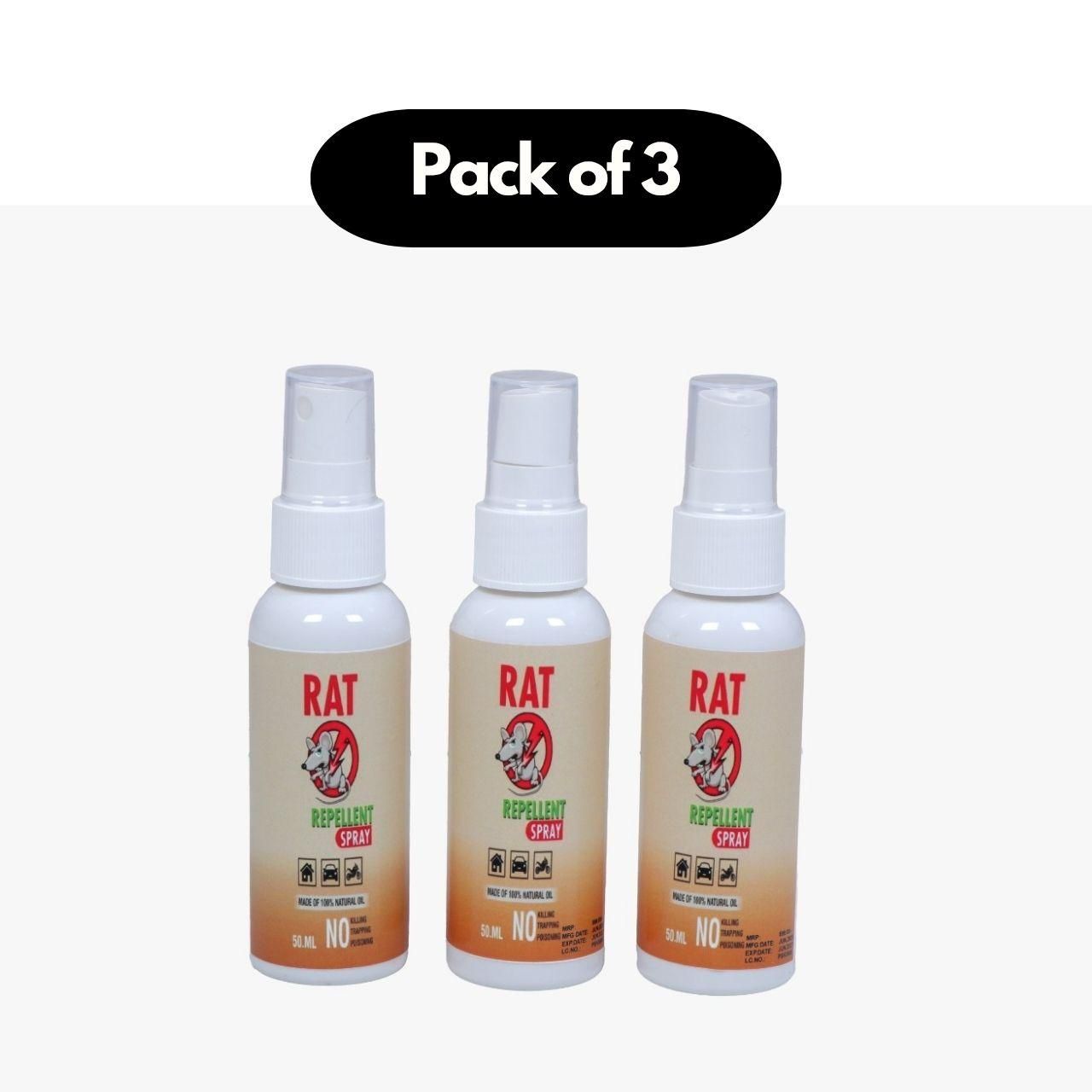 Rat Repellent Spreay 50ML (Pack of 3) 0jyzfu-7t