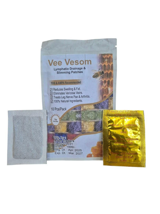 Vee Vesom Lymphatic Daiamage & Sliming Patches (10 Patches) 0jyzfu-7t