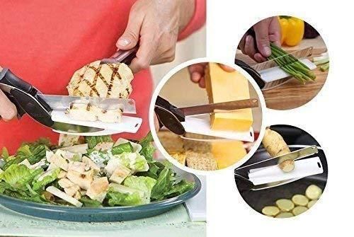 Clever Cutter - 2 in 1 Kitchen Knife / Cleaver Cutters 0jyzfu-7t