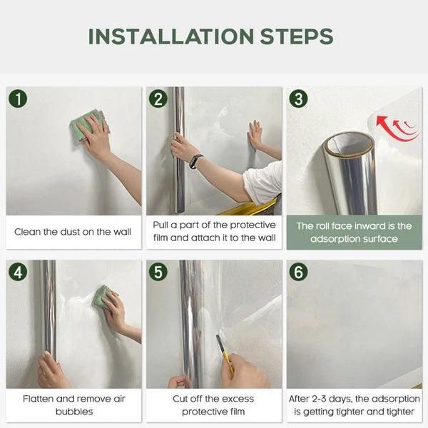 Self- Adhesive Transparent Electrostatic Wall Protection Film Buy 1 Get 1 Free 0jyzfu-7t