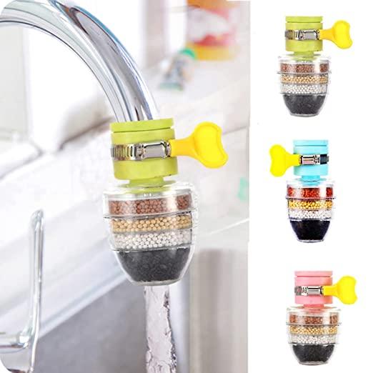 Activated Carbon Water Faucet Mount Filter (Assorted Color) 0jyzfu-7t