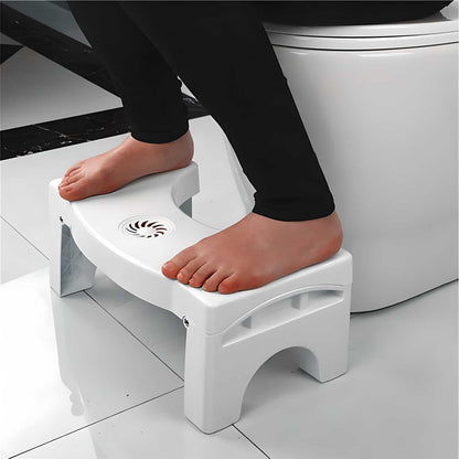 Plastic Foldable Anti-Constipation Potty Training Stool with Air Freshener Slot 0jyzfu-7t
