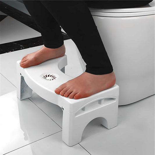 Plastic Foldable Anti-Constipation Potty Training Stool with Air Freshener Slot 0jyzfu-7t