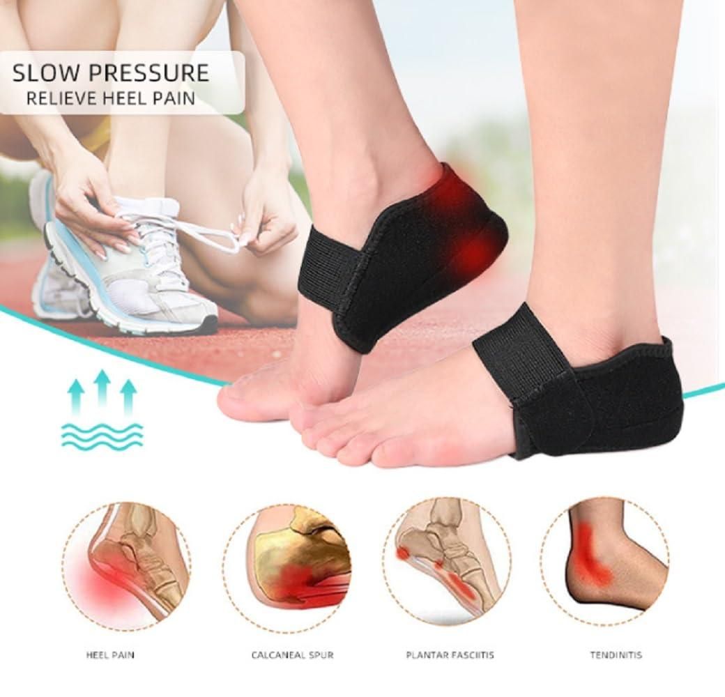 Height Increasing Heel Cushion Insole with Quick locking Straps 0jyzfu-7t