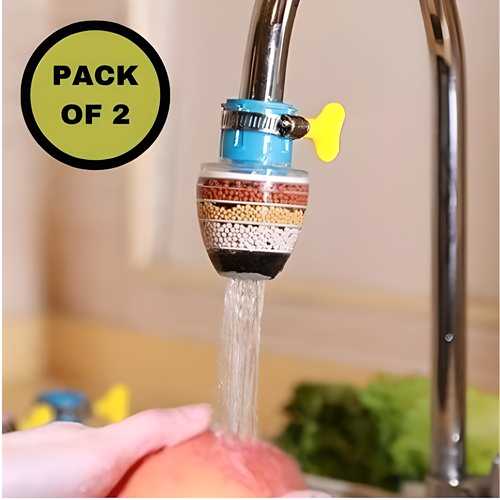 Home Kitchen Faucet Tap Water Clean Purifier Filter(Pack of 2) 0jyzfu-7t