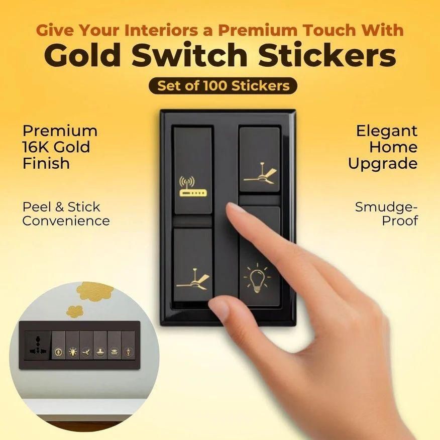 Gold Switch Stickers 0jyzfu-7t