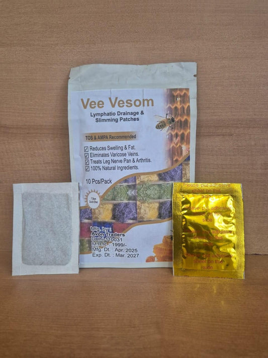 Vee Vesom Lymphatic Daiamage & Sliming Patches (10 Patches) 0jyzfu-7t